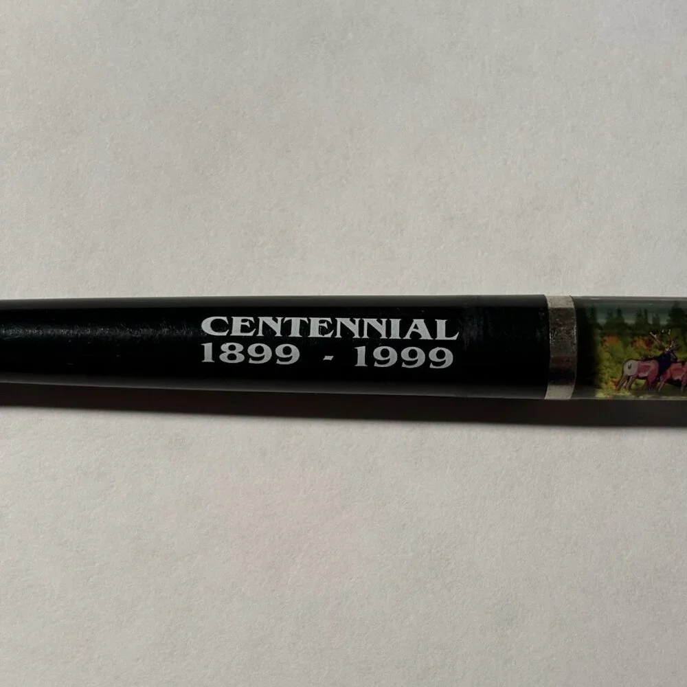 Mount Rainer National Park Floaty Pen Centennial 1899 - 1999 Elk Move Souvenir